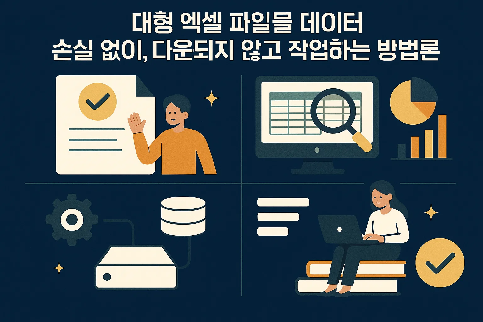 대용량 엑셀 파일 작업 가이드